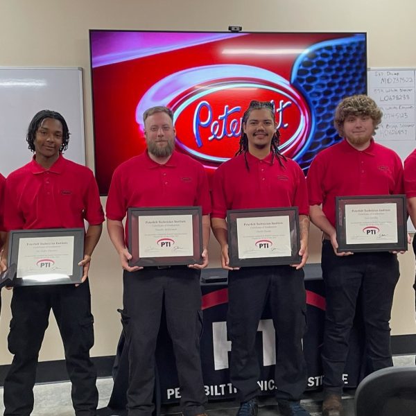 Peterbilt Technician Institute's first graduating class