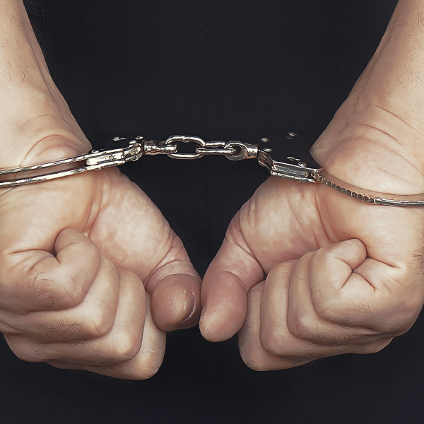 Man in handcuffs