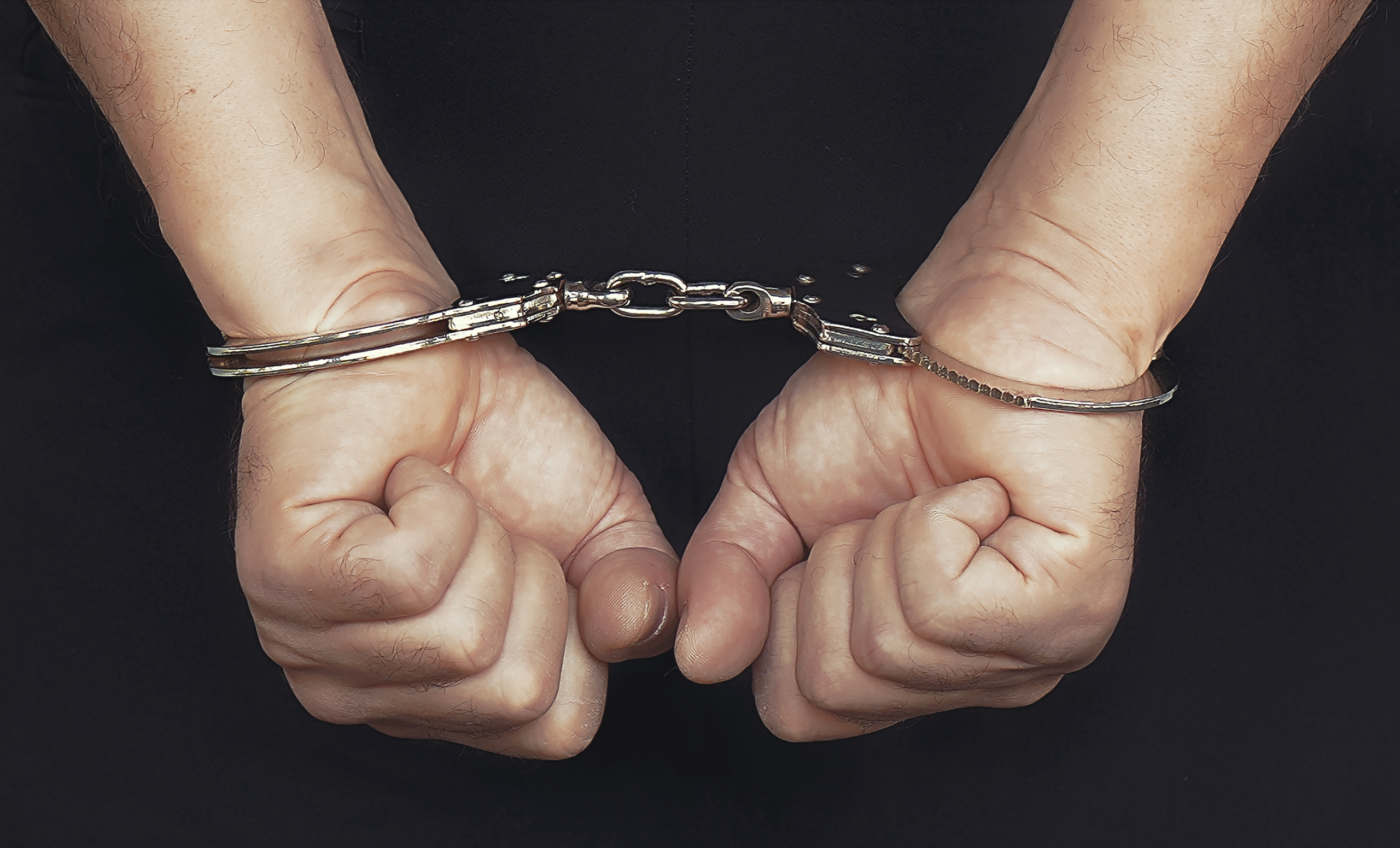 Man in handcuffs