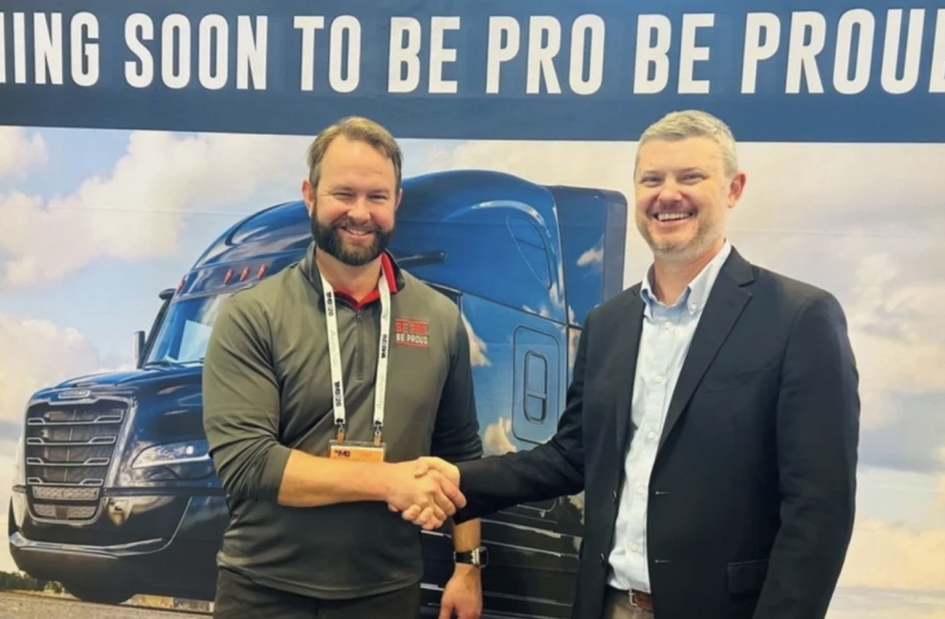 Program that trains future technicians receives 3 Freightliner Cascadias