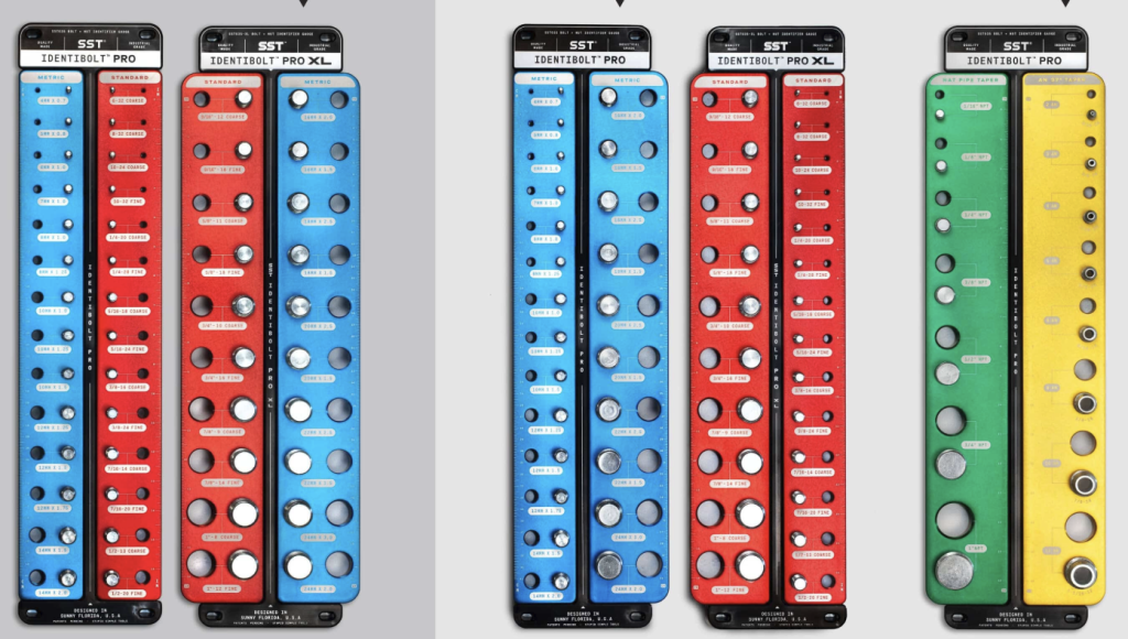 Identabolt Pro: Simple but elegant way to (as name suggests) identify bolt sizes