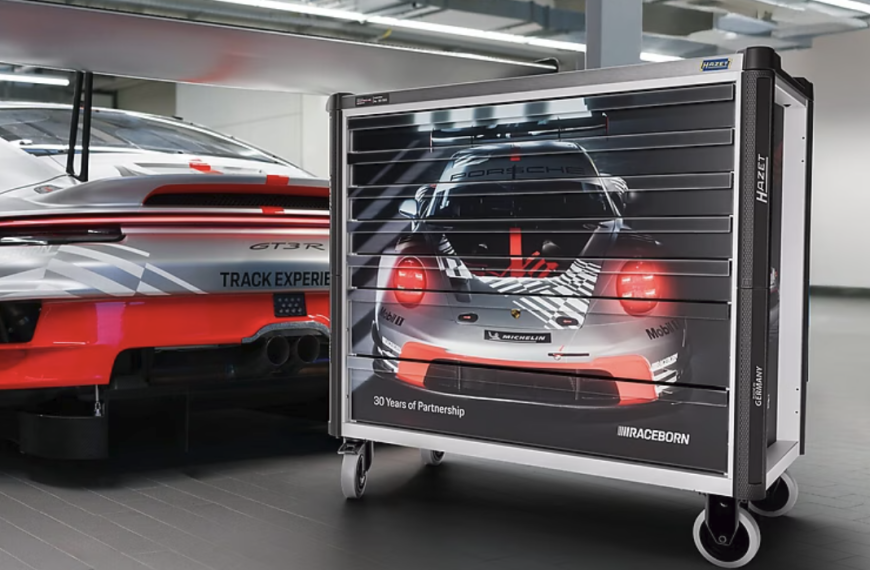 HAZET offers Porsche Motorsport Limited Edition tool trolley
