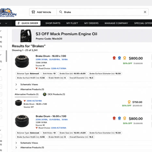 Mack changes, upgrades online parts ordering system