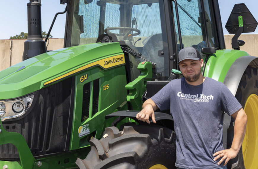 He took an unconvetnional path to becoming a diesel technician